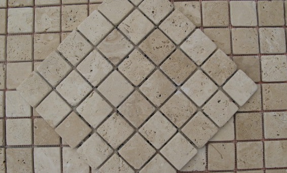 Light Travertine Mosaic Tile