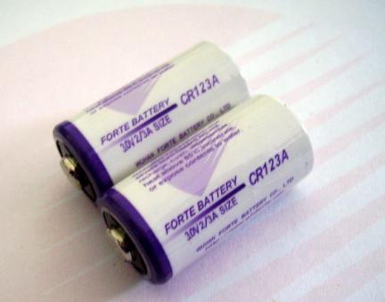 FORTE CR123A  Lithium battery with PTC Protected