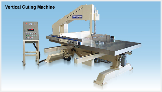 Vertical cutting machine