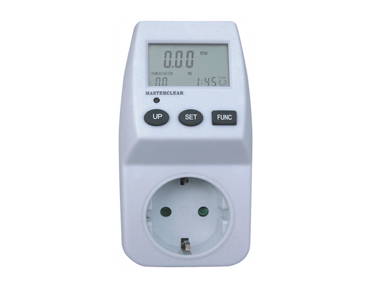 GS and CE approved energy cost meter