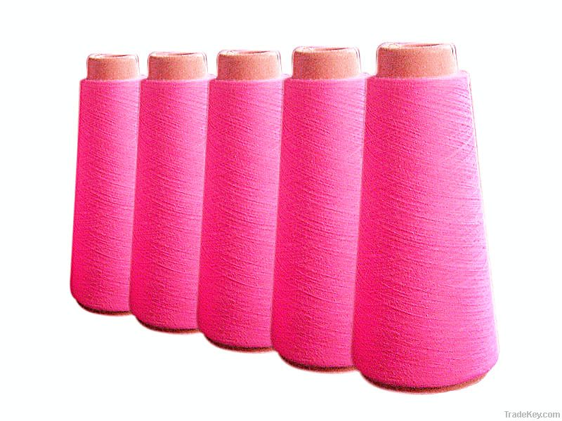 Spun silk blended yarn
