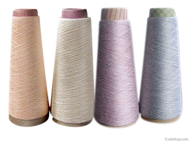 Electroconductive fiber yarn