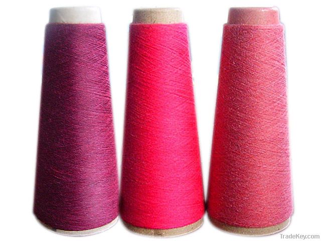 Electroconductive fiber yarn