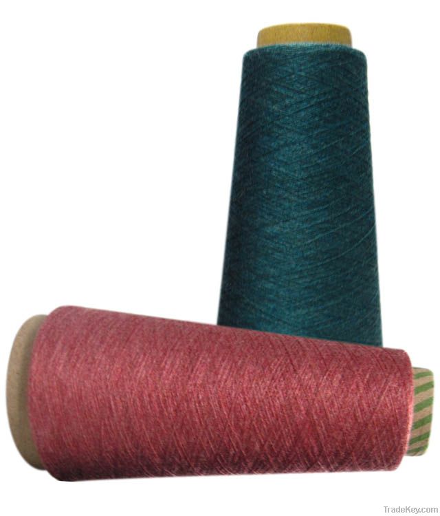 Electroconductive fiber yarn
