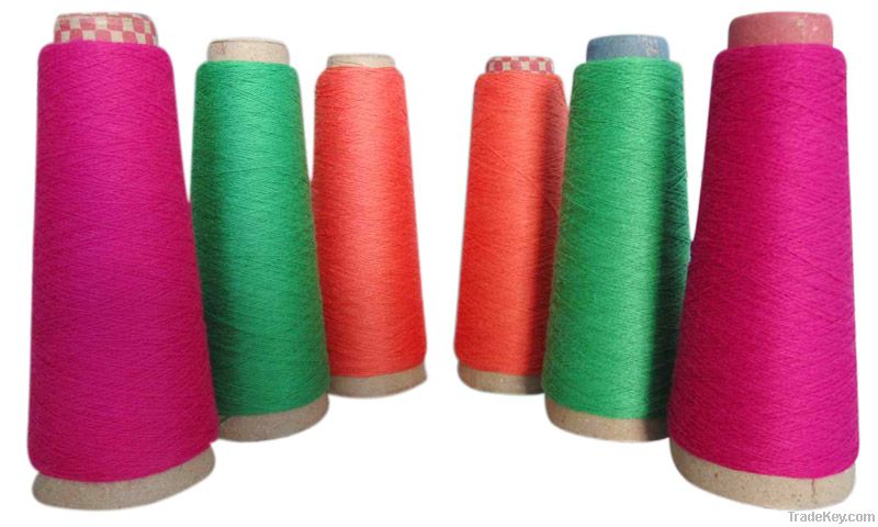 Cotton viscose blended yarn