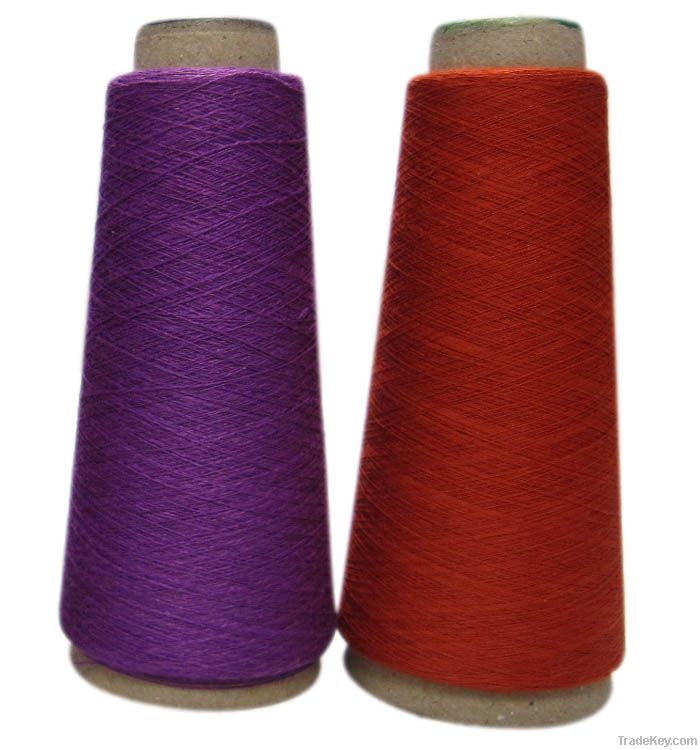 Cotton viscose blended yarn