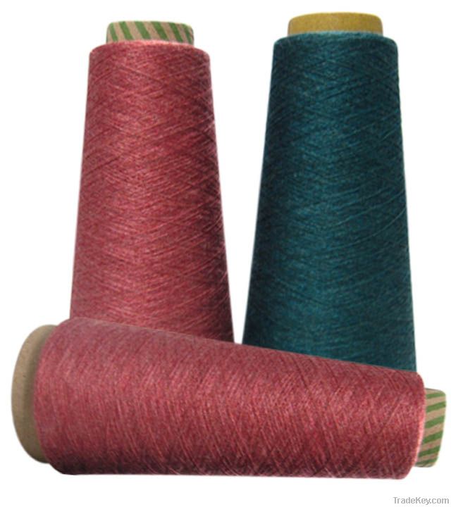 Polyester viscose blended yarn