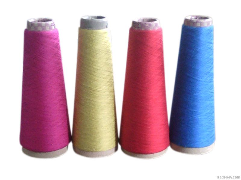 Viscose acrylic linen blended yarn