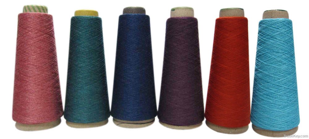 Cotton cashmere blended yarn