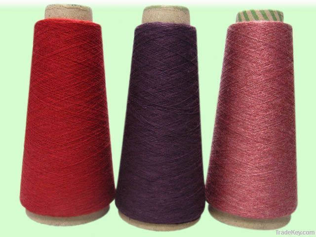 Viscose soybean fibre blended yarn