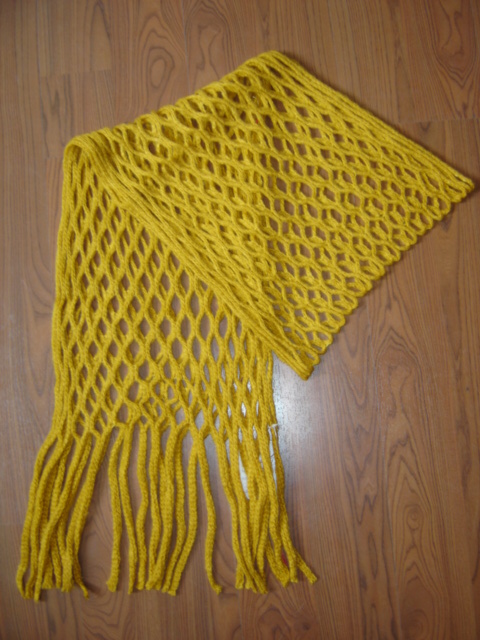 warp-kintted  scarf
