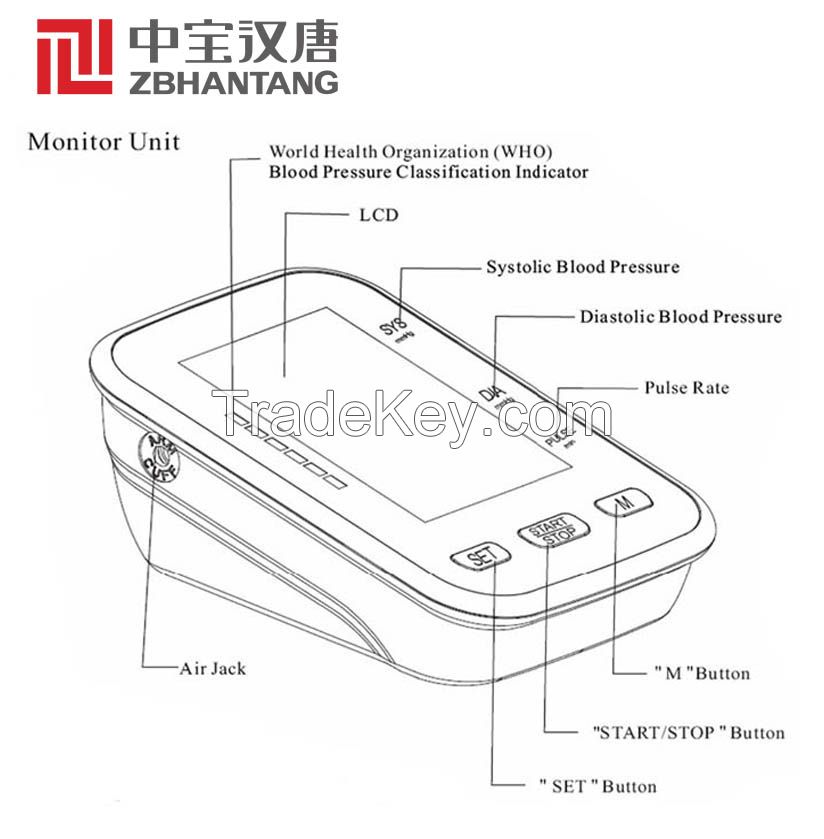 Wholesale Shenzhen factory price arm digital blood pressure monitor