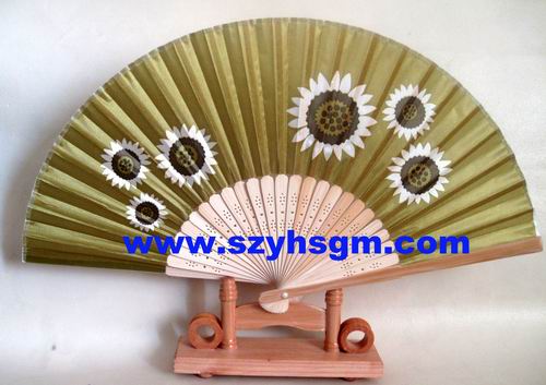 Bamboo cotton fan