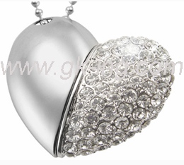 Jewelry Heart USB Flash Drive