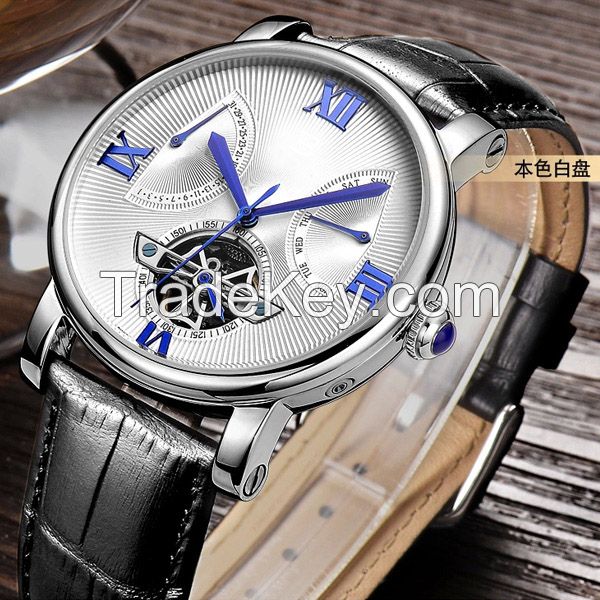 Skeleton autometic mens watch