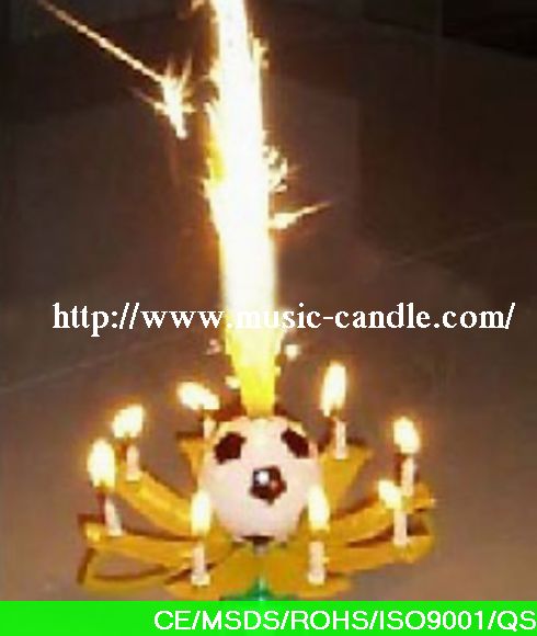 Football music candle