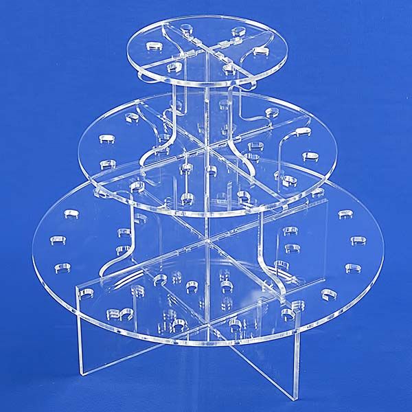 acrylic push up cake pops containers stand displayer