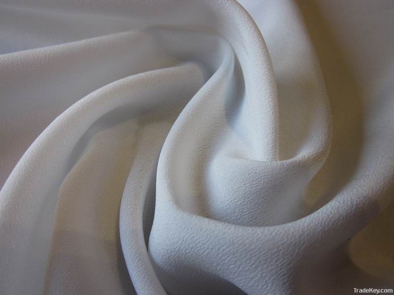 polyester crepe de chine fabric/poly CDC fabric for dress/CDC fabric
