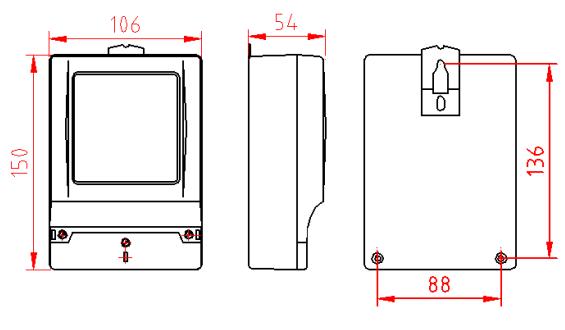 Type DDS306 single-phase electronic energy meter