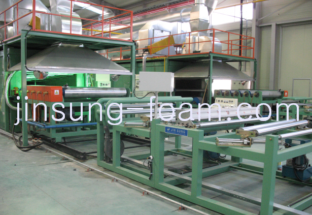 Chemically cross-linked PE Foam sheet production line JS-XPE