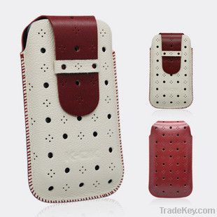 mobile leather cover