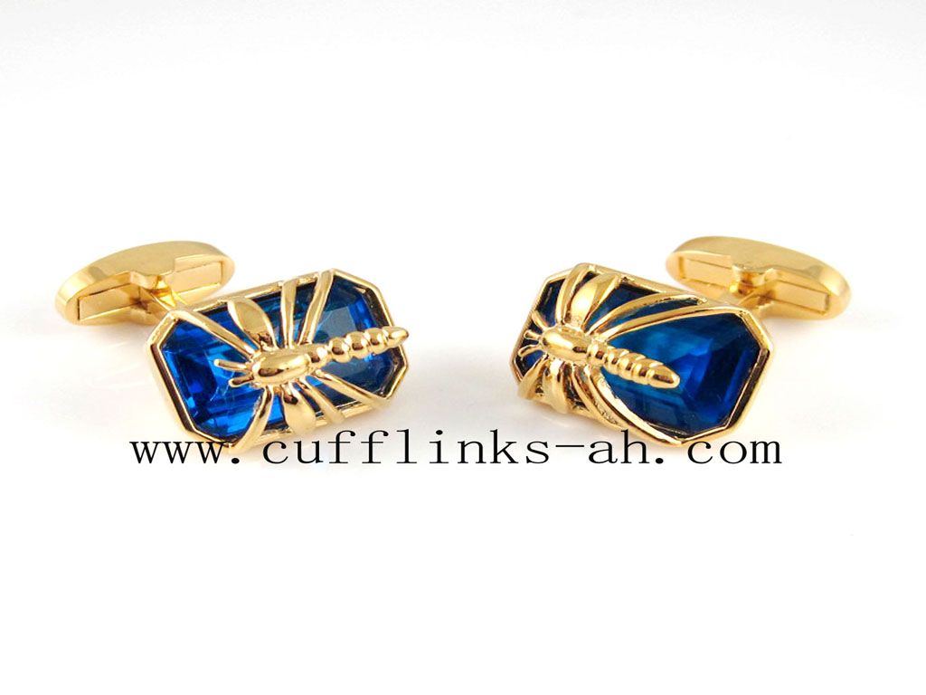 crytal cufflinks