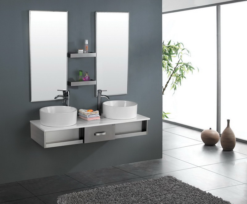 stainless steel bathroom cabinet S-0105