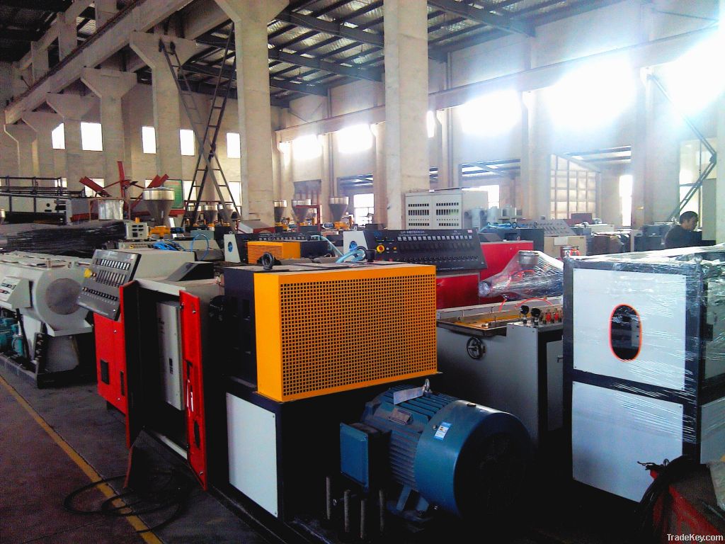 pipe extruder line