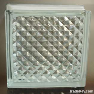 Clear glass block 95mm size
