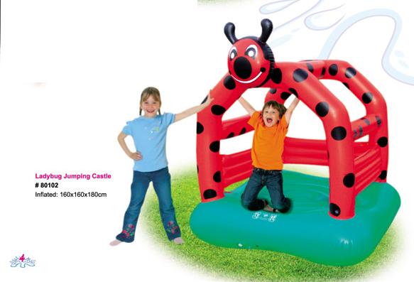 Ladybug Jumping  Castle