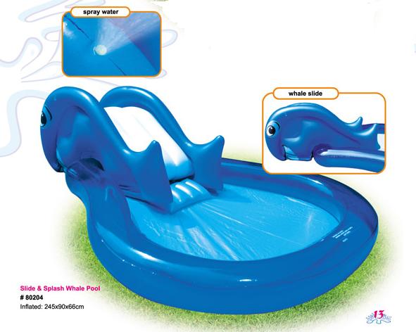 Slide & Splash Whale Pool