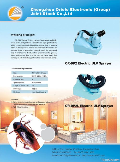 Very populared Electric sprayer for pest control with CE