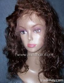 lace front wig of deep curl