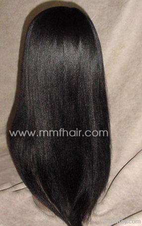 lace front wig of natural straight