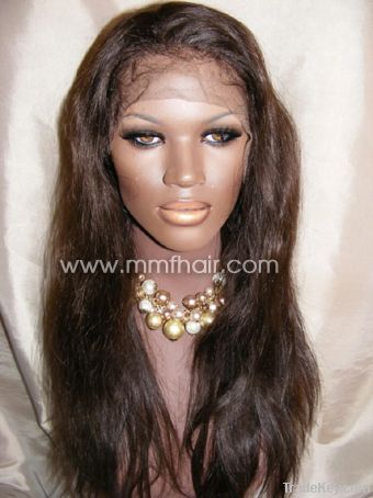 lace front wig of straight hair