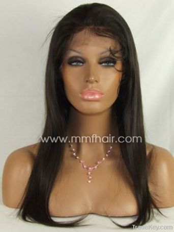 lace front wig of straight hair