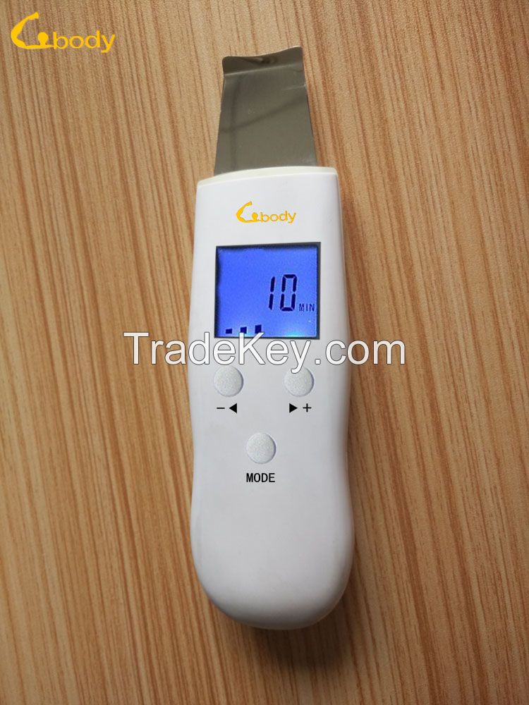 Portable Ultrasonic Skin Scrubber Facial Cleanser