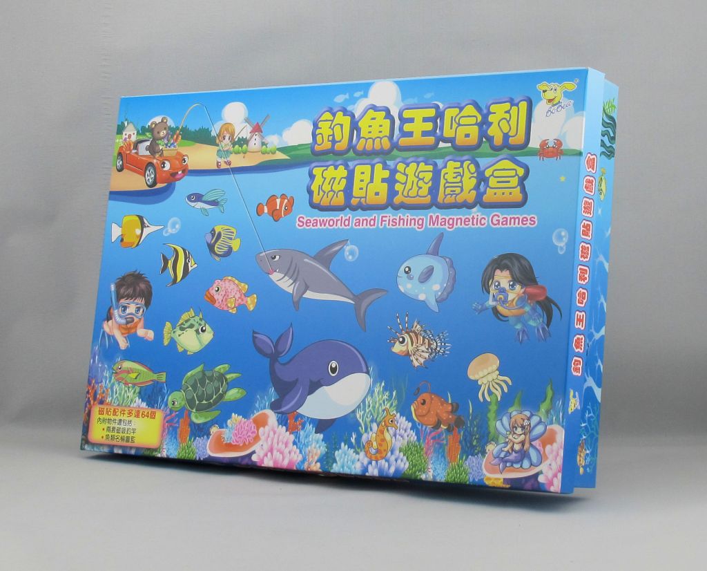 Magnetic Board Game Box Fishing