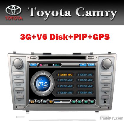 3g Internet 8" Dvd Gps Sat Nav Bluetooth For Toyota Camry 2007 - 2011