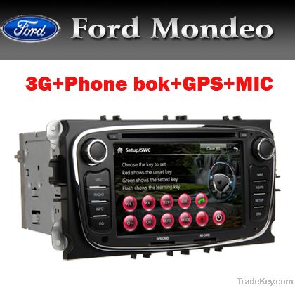 7"Double din Car DVD for Ford Mondeo S max Focus with 3G GPS TV IPO