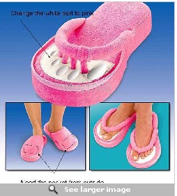 Memory Foam Pedicure Slippers w w w zhengshi-trading c om