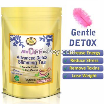 All in One Detox Tea. Appetite Control Diet Tea for Weight Loss, Detox, Cleanse, Energy.