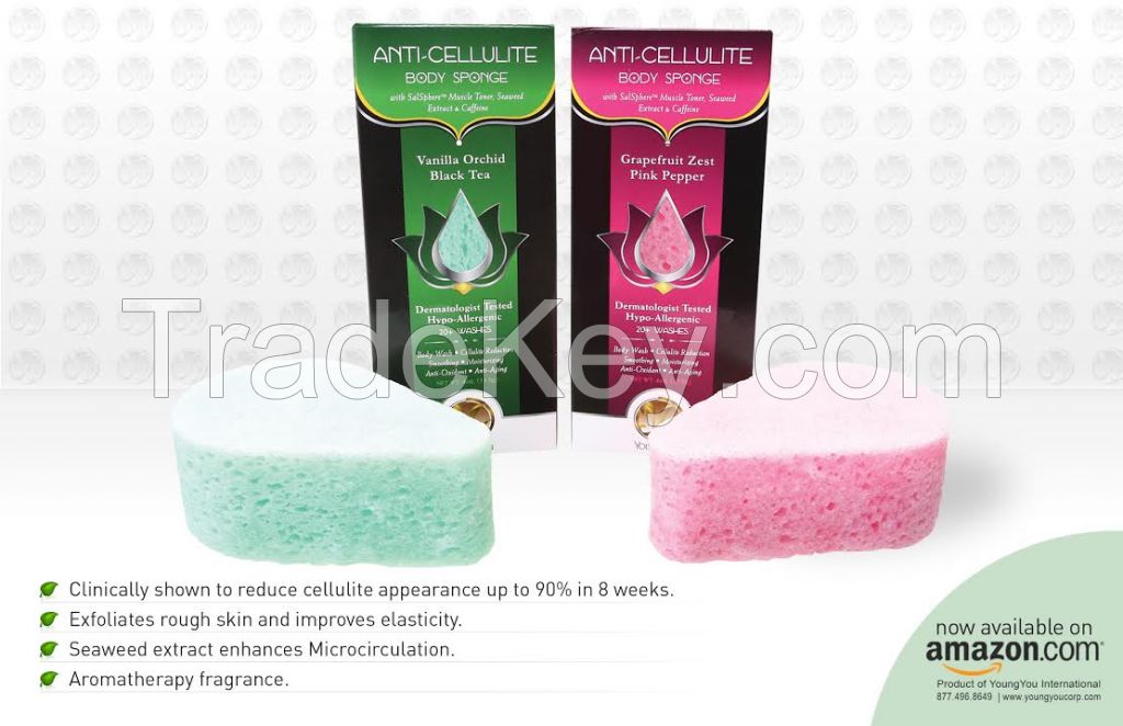 Anti-Cellulite Cream in the Sponge