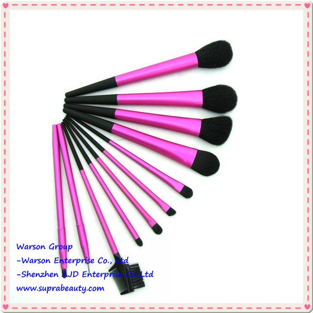 10pcs New Design Soft Hair Professional Cosmetic Brush Set