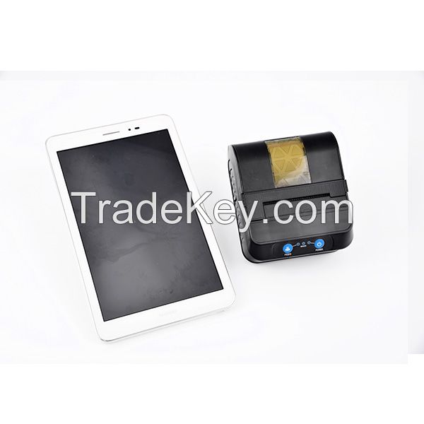 android mini portable thermal bluetooth printer 80mm PTP-III connect to laptop/tablet/mobile 