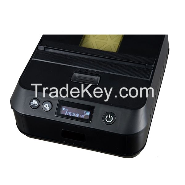 android mini portable thermal bluetooth printer 80mm PTP-III connect to laptop/tablet/mobile 