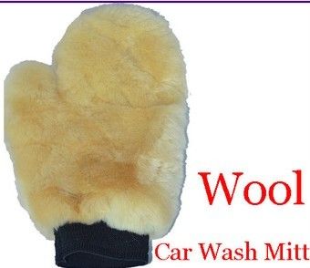 High Quality Fragment Genuine Sheepskin Wool Car Wash Mitt