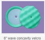 640134  & 6" wave concavity velcro foam pad