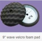 850135  &  9" wave velcro foam pad