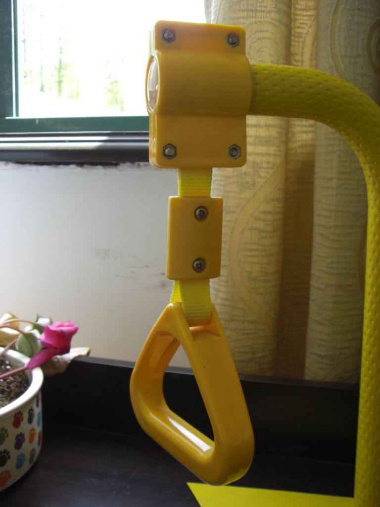 Yellow advertising bus handle /Bus traditional Handle /hanging strip